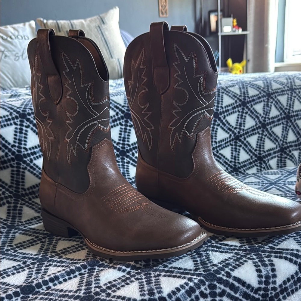 Men’s Brown Western Cowboy Boots